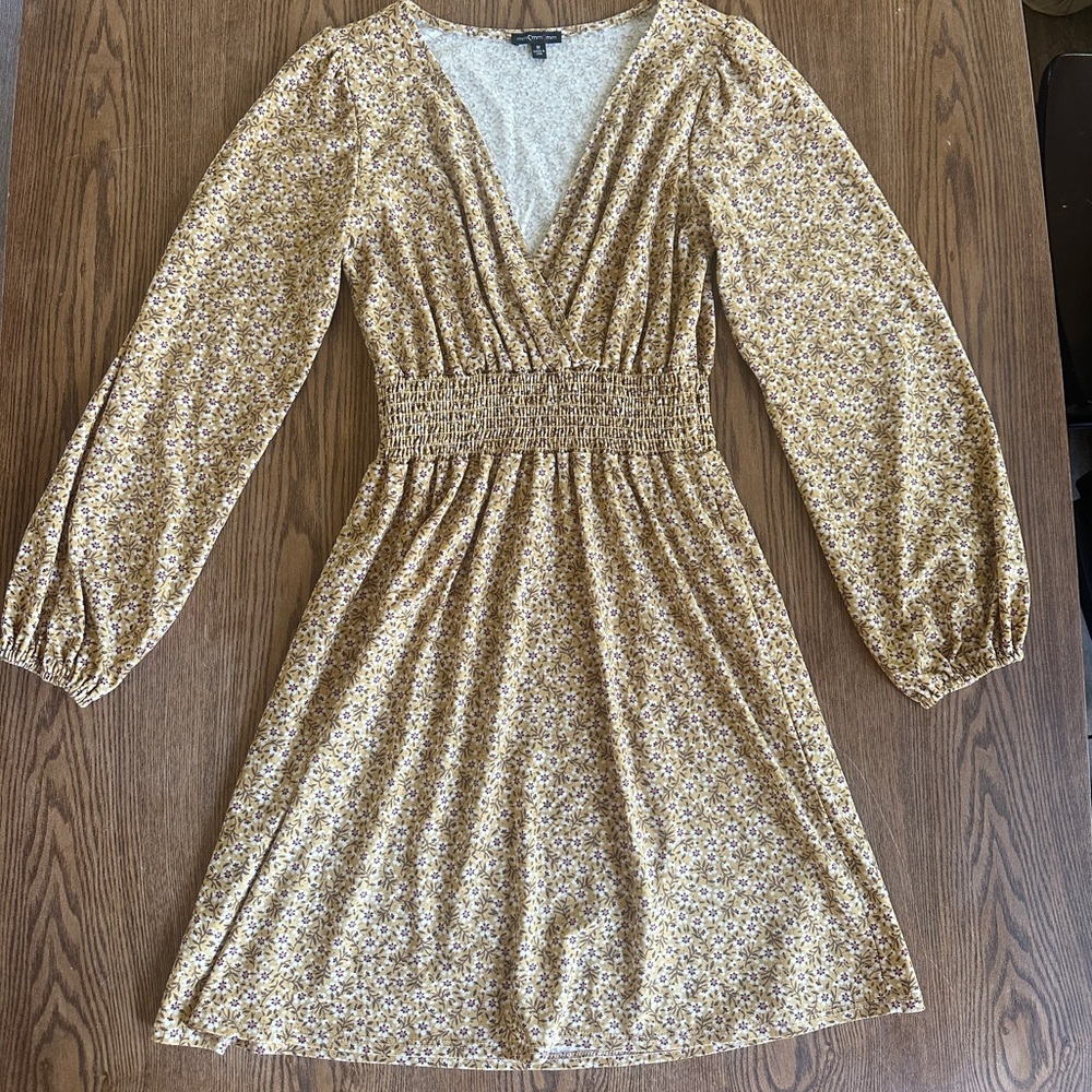 Floral Smocked Mini Dress